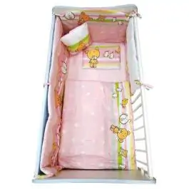 Posteljina Set Happy Pink Teddy Bear BERTONI