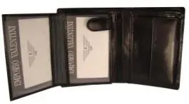 Novčanik kožni unisex VALENTINI 563475 crni