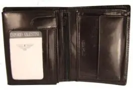 Novčanik kožni unisex VALENTINI 563475 crni