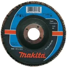 Lamelasti brusni disk za metal-aluminijum oksid 125x22 ZR 40 MAKITA