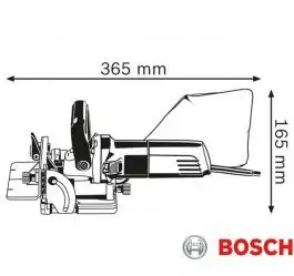 Glodalica za žlebove-kekserica GFF 22 BOSCH