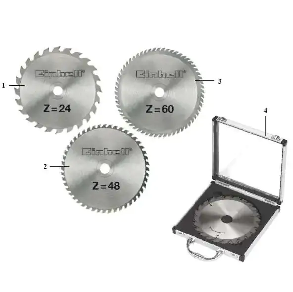 Set od 3 lista cirkulara za drvo 315mm Einhell