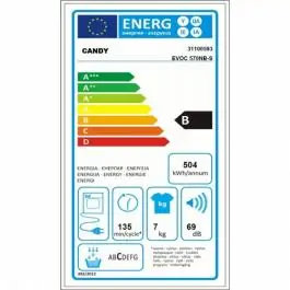 Mašina za sušenje veša EVOC 570 NB CANDY