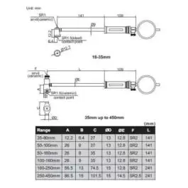 Subitor sa satom 35mm INSIZE