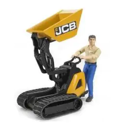 Guseničar JCB ručni HTD-5 sa figurom BRUDER