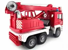 Kamion MAN vatrogasac sa kranom BRUDER