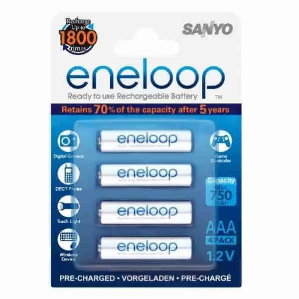 Punjive baterije 4kom AAA HR-4UTGB-4BP Enelop Sanyo