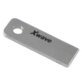 Xwave Slim & Tiny USB 8GB, silver, plastic box