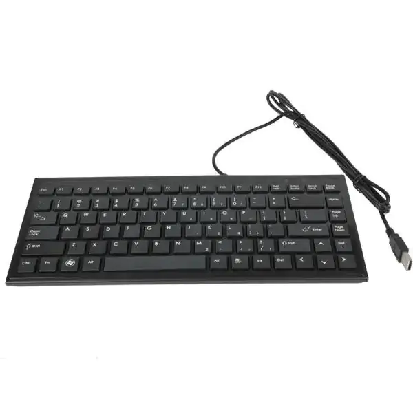 Mini tastatura, slim ,crna, USB plag  XWAVE