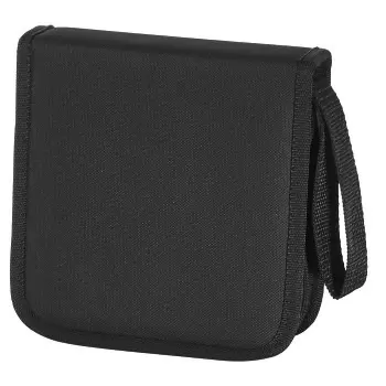 Torbica za CD platnena, Simple Line, 32 CD-a, crna 11615