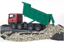 Kamion Scania kiper R seria BRUDER