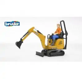 Rovokopač JCB mikro Excavator 8010 CTS sa figurom BRUDER