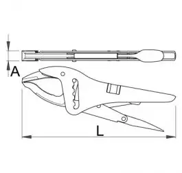 Klešta grip 434/3A 270mm UNIOR