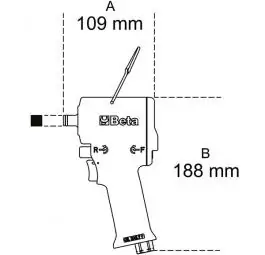 Pneumatski odvijač 770Nm 1927XM Beta