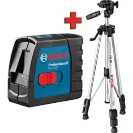 Laserski nivelator GLL 2-15 + stativ 2-15 + ciljna ploča Bosch