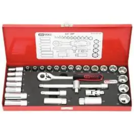 Set nasadnih ključeva 3/8" 6-24mm 30 kom. KS TOOLS