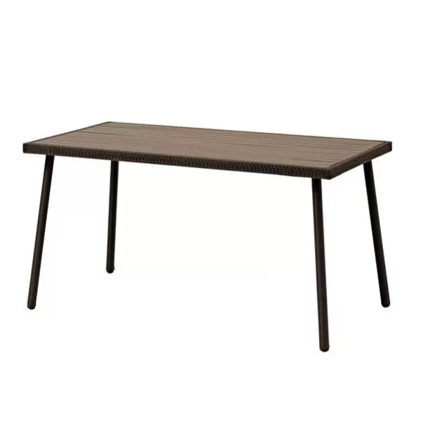 Baštenski  sto SANDVIKA 140x82cm čelik-veštačko drvo