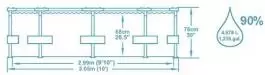 Bazen sa metalnim okvirom Steel Pro Max 305x76 cm BESTWAY