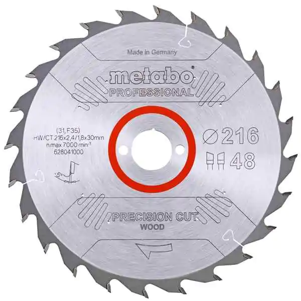 List za kružnu testeru 216mm 48z Precision cut METABO