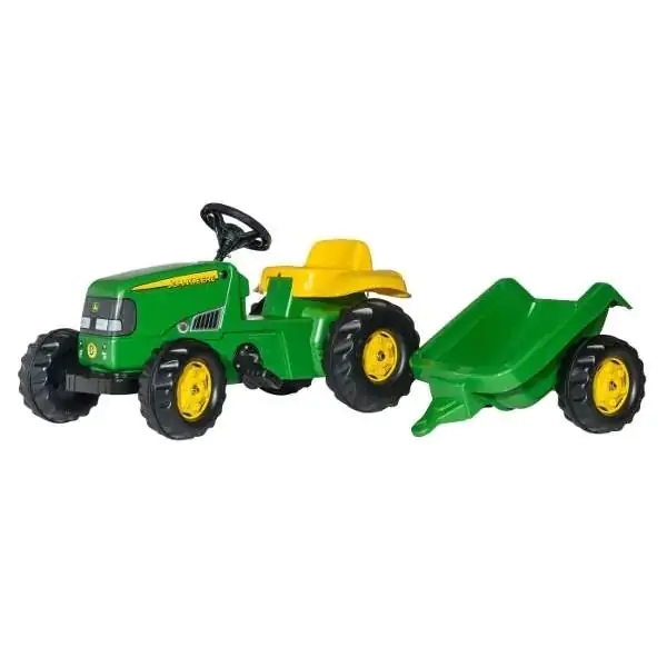 Traktor sa prikolicom na pedale Rolly kid John Deere