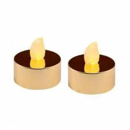 Zlatne ukrasne sveće (2 kom) CD2/GOLD