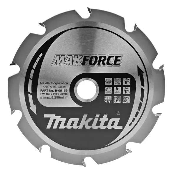 List cirkulara testera za drvo MAKFORCE 165x10zx20 B-08159 MAKITA