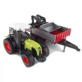 Traktor Claas kaš sa prikolicom BRUDER