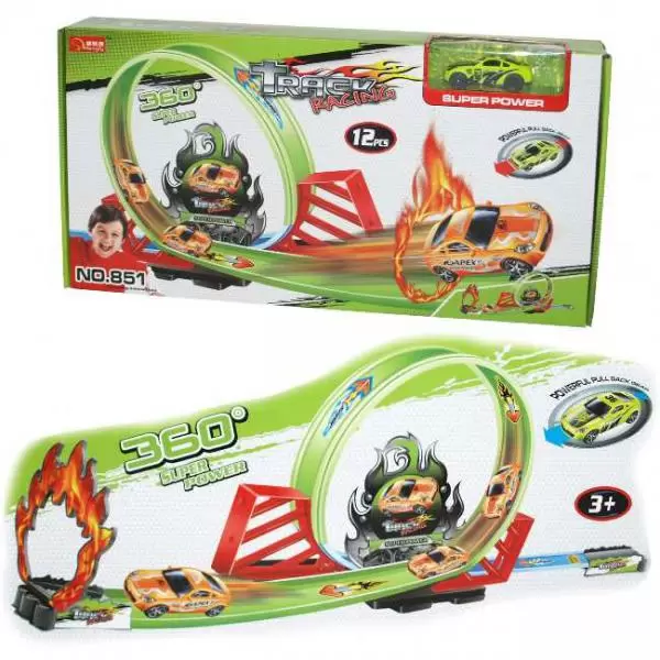 Trkačka staza sa lupingom i skakaonicom 115 cm