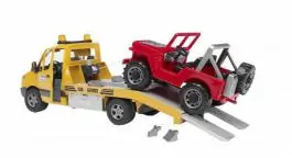 Kamion Mercedes Benz Sprinter transporter sa džipom BRUDER