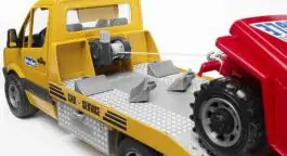 Kamion Mercedes Benz Sprinter transporter sa džipom BRUDER