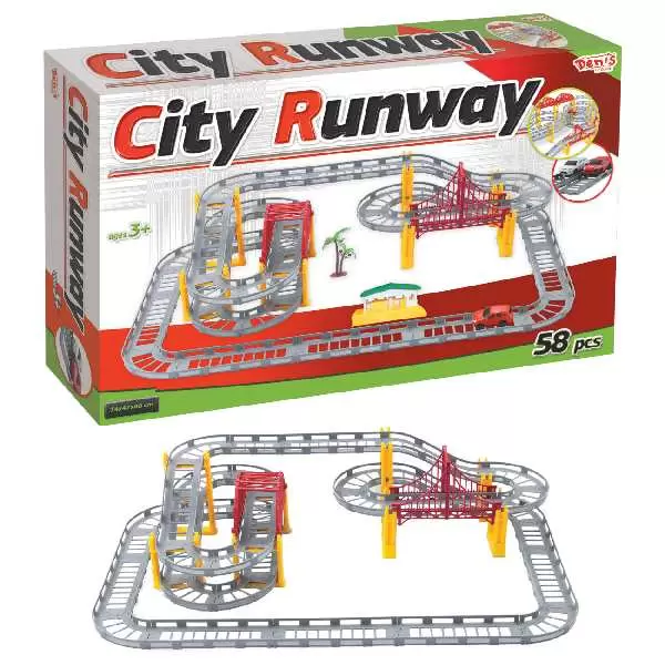 Trkačka staza sa 2 autobilića 