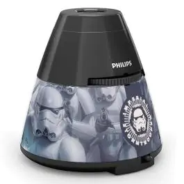 Stona lampa projektor Star Wars crna PHILIPS