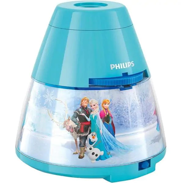 Stona lampa projektor Frozen plava PHILIPS