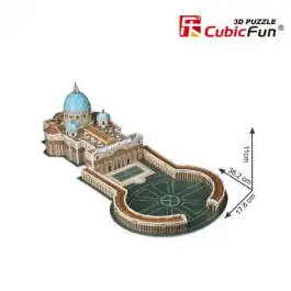 3D Puzzle Bazilika Svetog Petra u Vatikanu CUBICFUN