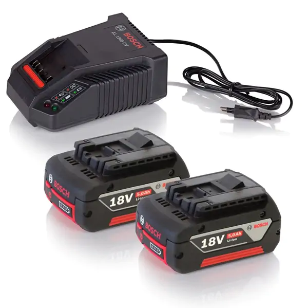 Početni set 2 x GBA 18 V 5,0 Ah M-C + AL 1860 CV Professional Bosch