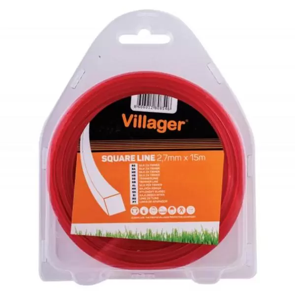 Struna za trimer četvrtasta 1LB 2.4mm x 78 m Villager