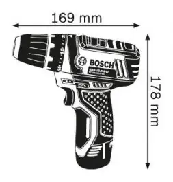 Akumulatorska bušilica - odvrtač GSR 12V-15 2Ah Professional Bosch