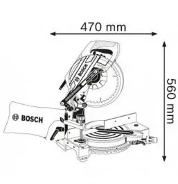 Kombinovana kružna testera GCM 10 MX Professional Bosch