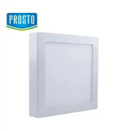 LED nadgradna panel lampa 12W hladno bela LNP-P-12/W Prosto