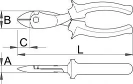 Klešta sečice kose 160mm 466/4G Unior