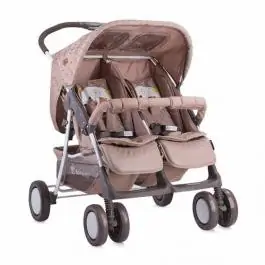 Kolica za Blizance Twin Beige Daisy Bears BERTONI