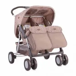 Kolica za Blizance Twin Beige Daisy Bears BERTONI