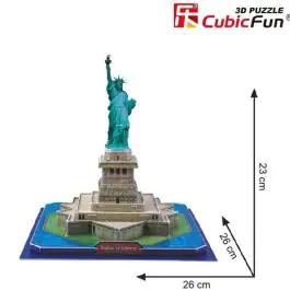 3D Puzzle Kip slobode 26x26x26cm P189 CubicFun