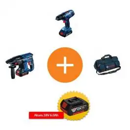 Set alata na promociji GBH 180-LI + GSR 180-LI + poklon u torbi Bosch