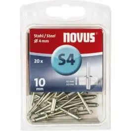 Pop nitne čelične S4 x 10mm 20kom Novus