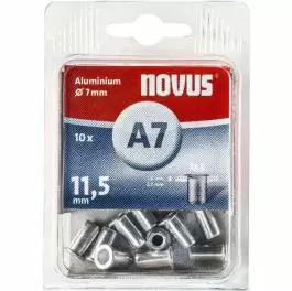 Zakivne navrtke 10kom AL M5x11.5 Novus