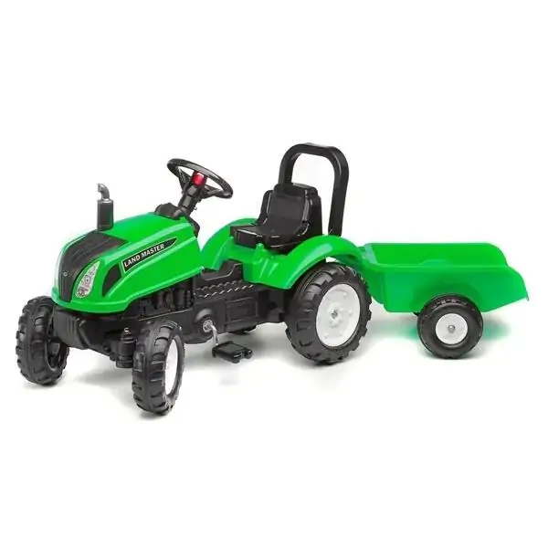 Traktor na pedale Land Master sa prikolicom FALK