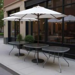 Baštenski metalni sto 90x90cm FARO