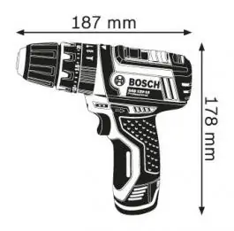 Akumulatorska vibraciona bušilica-odvrtač GSB 12V-15 Professional Bosch