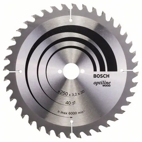 List testere za drvo Optiline 305 x 30 x 2,5 mm, 40z BOSCH
